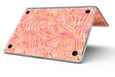 Orange Watercolor Zebra Pattern - MacBook Pro with Retina Display Full-Coverage Skin Kit
