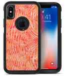 Orange Watercolor Zebra Pattern - iPhone X OtterBox Case & Skin Kits