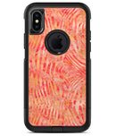 Orange Watercolor Zebra Pattern - iPhone X OtterBox Case & Skin Kits