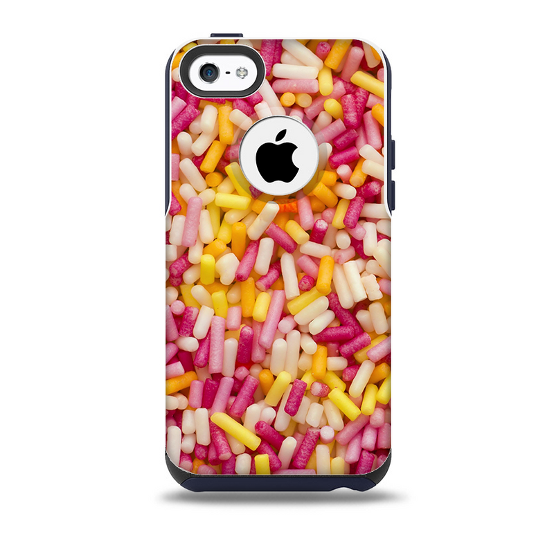 Orange and Pink Candy Sprinkles Skin for the iPhone 5c OtterBox Commuter Case