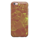 Orange and Red Geometric Triangles iPhone 6/6s or 6/6s Plus 2-Piece Hybrid INK-Fuzed Case
