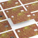 Orange and Red Geometric Triangles - Premium Protective Decal Skin-Kit for the Apple Credit Card