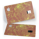 Orange and Red Geometric Triangles - Premium Protective Decal Skin-Kit for the Apple Credit Card