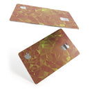 Orange and Red Geometric Triangles - Premium Protective Decal Skin-Kit for the Apple Credit Card