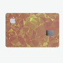Orange and Red Geometric Triangles - Premium Protective Decal Skin-Kit for the Apple Credit Card