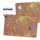 Orange and Red Geometric Triangles - Premium Protective Decal Skin-Kit for the Apple Credit Card