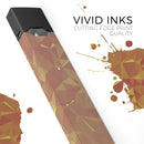 Orange and Red Geometric Triangles - Premium Decal Protective Skin-Wrap Sticker compatible with the Juul Labs vaping device