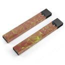 Orange and Red Geometric Triangles - Premium Decal Protective Skin-Wrap Sticker compatible with the Juul Labs vaping device
