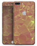 Orange and Red Geometric Triangles - Skin-kit for the iPhone 8 or 8 Plus