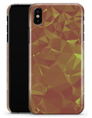 Orange and Red Geometric Triangles - iPhone X Clipit Case