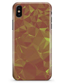 Orange and Red Geometric Triangles - iPhone X Clipit Case