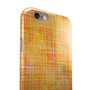 Orange and Yellow Watercolor Strings iPhone 6/6s or 6/6s Plus 2-Piece Hybrid INK-Fuzed Case
