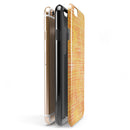 Orange and Yellow Watercolor Strings iPhone 6/6s or 6/6s Plus 2-Piece Hybrid INK-Fuzed Case