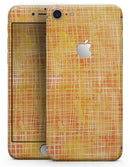 Orange and Yellow Watercolor Strings - Skin-kit for the iPhone 8 or 8 Plus