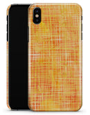 Orange and Yellow Watercolor Strings - iPhone X Clipit Case