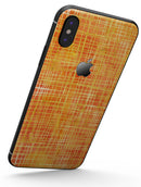 Orange and Yellow Watercolor Strings - iPhone X Skin-Kit