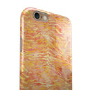 Orange and Yellow Watercolor Tiger Pattern iPhone 6/6s or 6/6s Plus 2-Piece Hybrid INK-Fuzed Case