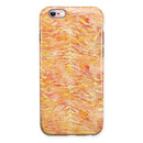 Orange and Yellow Watercolor Tiger Pattern iPhone 6/6s or 6/6s Plus 2-Piece Hybrid INK-Fuzed Case