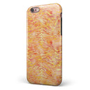 Orange and Yellow Watercolor Tiger Pattern iPhone 6/6s or 6/6s Plus 2-Piece Hybrid INK-Fuzed Case