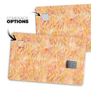 Orange and Yellow Watercolor Tiger Pattern - Premium Protective Decal Skin-Kit for the Apple Credit Card