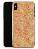Orange and Yellow Watercolor Tiger Pattern - iPhone X Clipit Case