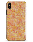Orange and Yellow Watercolor Tiger Pattern - iPhone X Clipit Case