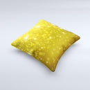 Orbs of Gold Light ink-Fuzed Decorative Throw Pillow