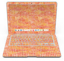 Oreange Textured Triangle Pattern - MacBook Air Skin Kit