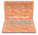 Oreange Textured Triangle Pattern - MacBook Air Skin Kit