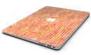 Oreange Textured Triangle Pattern - MacBook Air Skin Kit