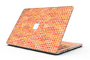 Oreange Textured Triangle Pattern - MacBook Pro with Retina Display Full-Coverage Skin Kit