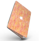 Oreange Textured Triangle Pattern - MacBook Pro with Retina Display Full-Coverage Skin Kit