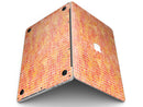 Oreange Textured Triangle Pattern - MacBook Pro with Retina Display Full-Coverage Skin Kit
