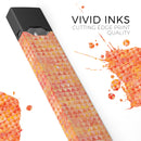 Oreange Textured Triangle Pattern - Premium Decal Protective Skin-Wrap Sticker compatible with the Juul Labs vaping device