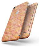 Oreange Textured Triangle Pattern - Skin-kit for the iPhone 8 or 8 Plus