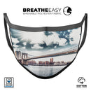 OverLook NYC Loop - Made in USA Mouth Cover Unisex Anti-Dust Cotton Blend Reusable & Washable Face Mask with Adjustable Sizing for Adult or Child