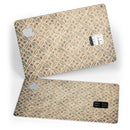 Overlapping Golden Shapes Pattern - Premium Protective Decal Skin-Kit for the Apple Credit Card