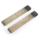 Overlapping Golden Shapes Pattern - Premium Decal Protective Skin-Wrap Sticker compatible with the Juul Labs vaping device