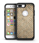 Overlapping Golden Shapes Pattern - iPhone 7 or 7 Plus Commuter Case Skin Kit