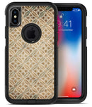 Overlapping Golden Shapes Pattern - iPhone X OtterBox Case & Skin Kits