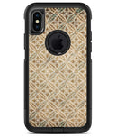 Overlapping Golden Shapes Pattern - iPhone X OtterBox Case & Skin Kits