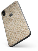 Overlapping Golden Shapes Pattern - iPhone X Skin-Kit
