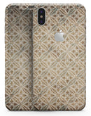 Overlapping Golden Shapes Pattern - iPhone X Skin-Kit