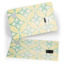 Oversized Green and Yellow Overlapping Circles - Premium Protective Decal Skin-Kit for the Apple Credit Card