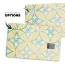 Oversized Green and Yellow Overlapping Circles - Premium Protective Decal Skin-Kit for the Apple Credit Card