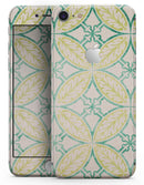 Oversized Green and Yellow Overlapping Circles - Skin-kit for the iPhone 8 or 8 Plus