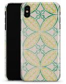 Oversized Green and Yellow Overlapping Circles - iPhone X Clipit Case