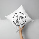 HUEF LOGO // ink-Fuzed Throw Pillow