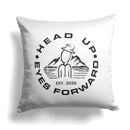 HUEF LOGO // ink-Fuzed Throw Pillow
