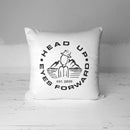 HUEF LOGO // ink-Fuzed Throw Pillow